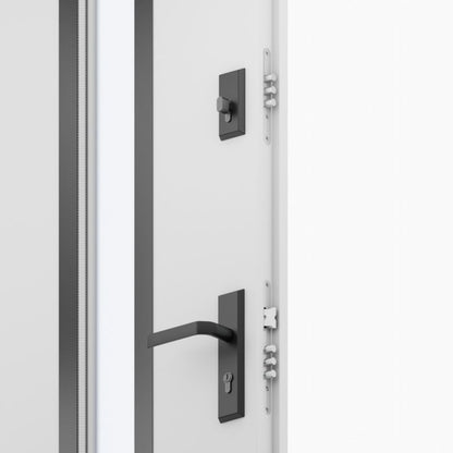 O.K. Doors Temida Black P55 80 højre hvide yderdør