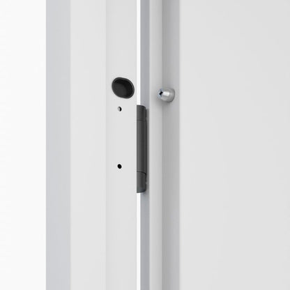 O.K. Doors Temida Black P55 80 højre hvide yderdør