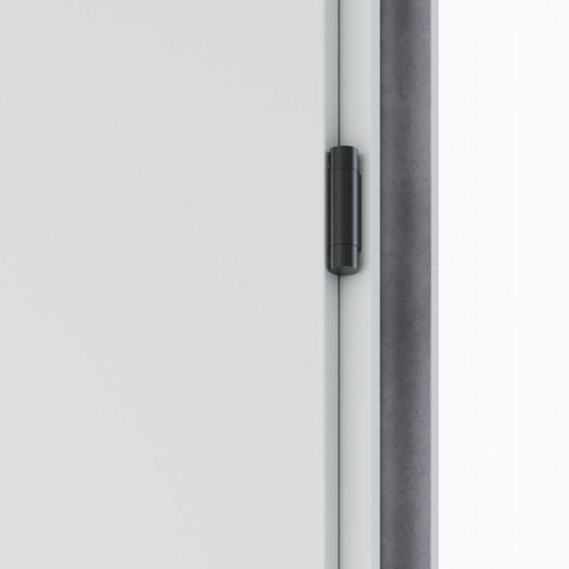 O.K. Doors Temida Black P55 80 højre hvide yderdør