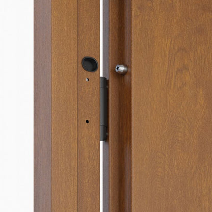 Yderdør O.K. Doors Temida Black P55 80 højre gylden eg