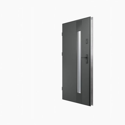 Yderdør O.K. Doors Temida Black P55 90 venstre antracit