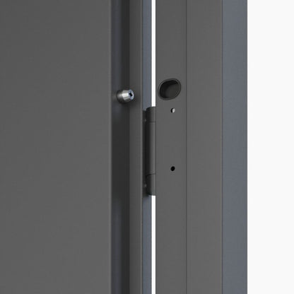 Yderdør O.K. Doors Temida Black P55 90 venstre antracit