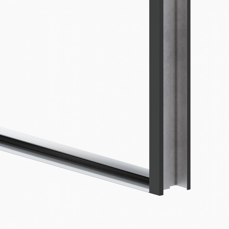 Yderdør O.K. Doors Temida Black P55 90 venstre antracit