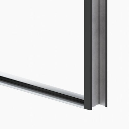Yderdør O.K. Doors Temida Black P55 90 venstre antracit