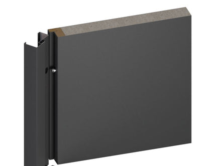 Yderdør O.K. Doors Temida Black P55 90 venstre antracit