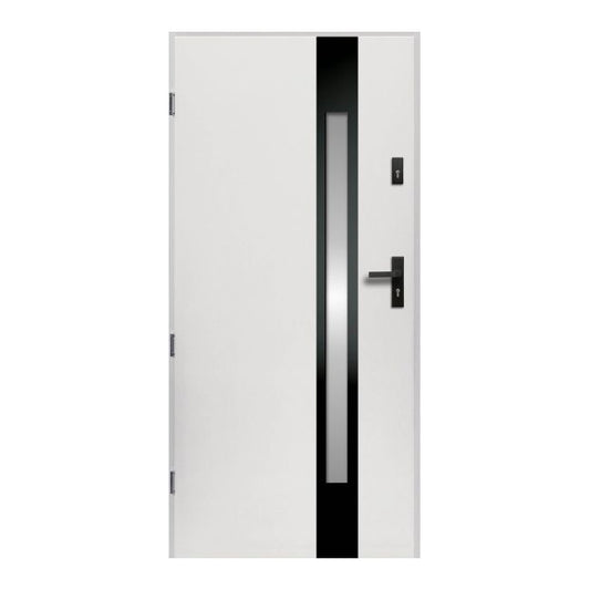 Yderdør O.K. Doors Temida Black P55 90 venstre hvid