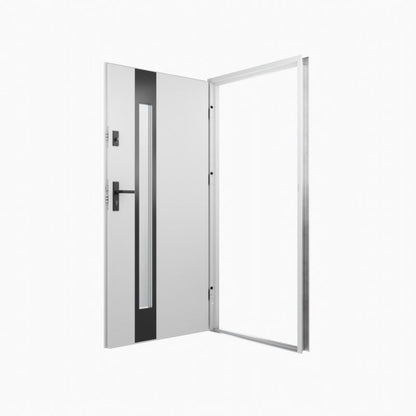 Yderdør O.K. Doors Temida Black P55 90 venstre hvid