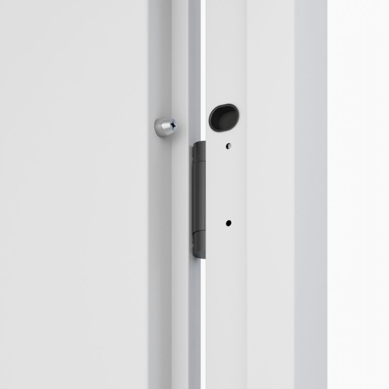 Yderdør O.K. Doors Temida Black P55 90 venstre hvid