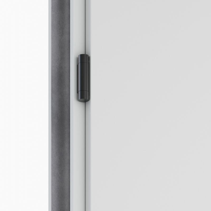 Yderdør O.K. Doors Temida Black P55 90 venstre hvid