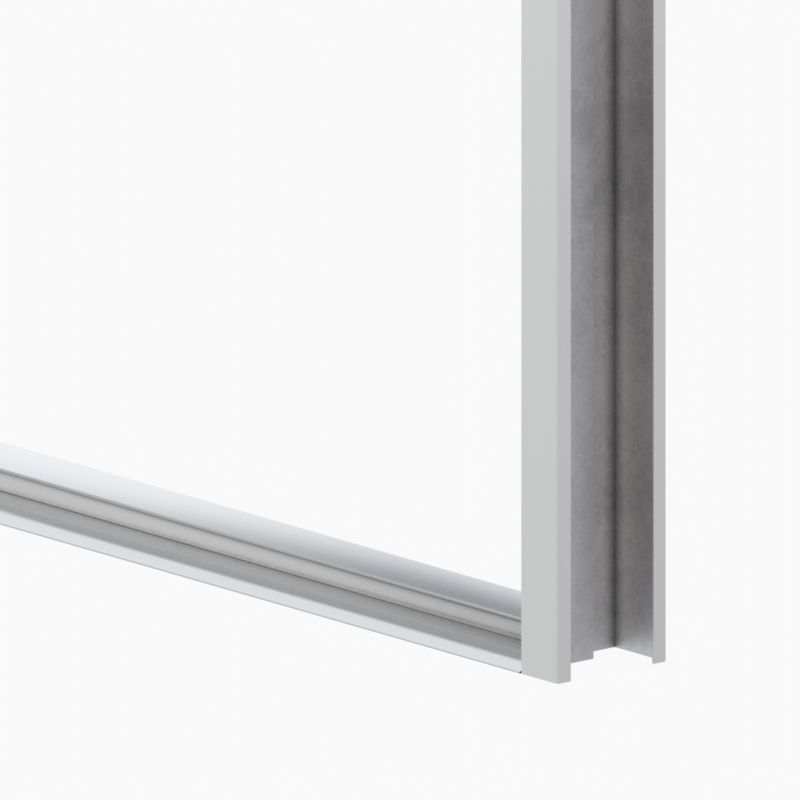 Yderdør O.K. Doors Temida Black P55 90 venstre hvid