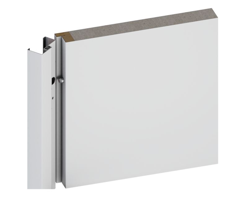 Yderdør O.K. Doors Temida Black P55 90 venstre hvid