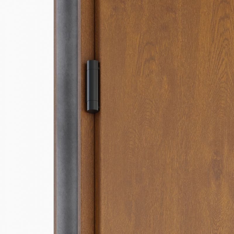 Yderdør O.K. Doors Temida Black P55 90 venstre i gylden eg