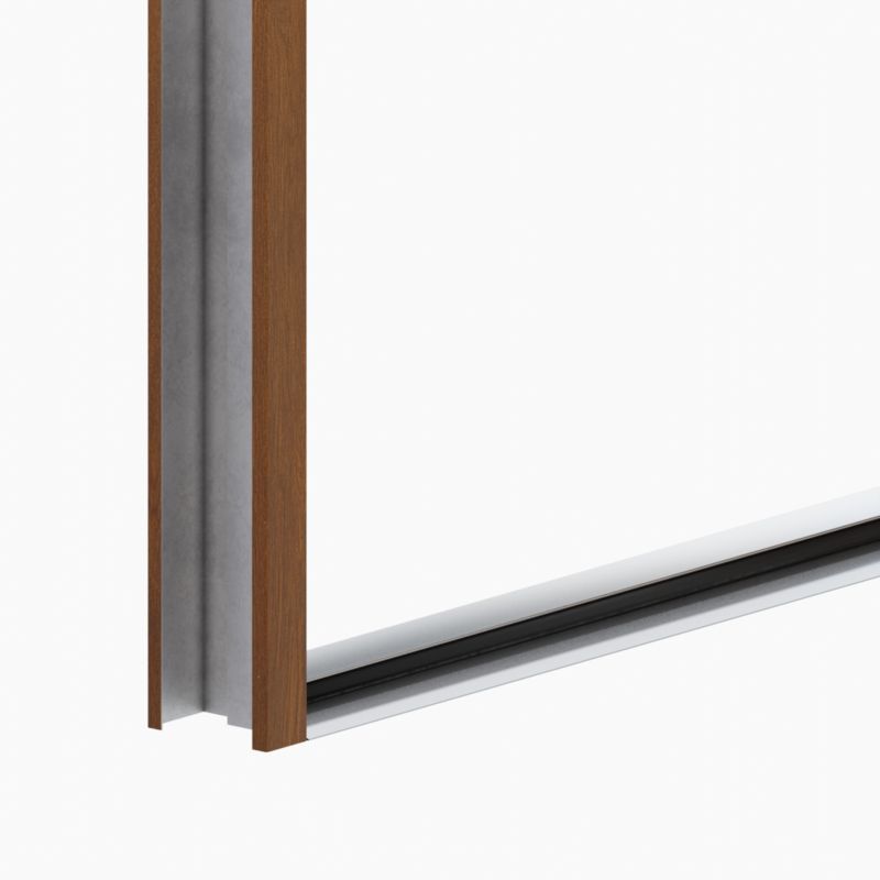 Yderdør O.K. Doors Temida Black P55 90 højre gylden eg