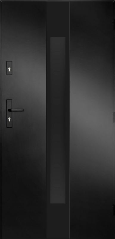 Udvendige døre Pantor K2 90 venstre sort black