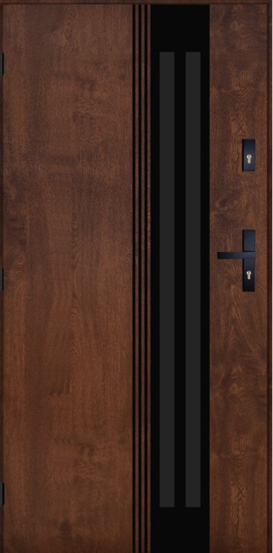 Yderdør Pieniny 90 Venstre Valnød 1002x2072 mm