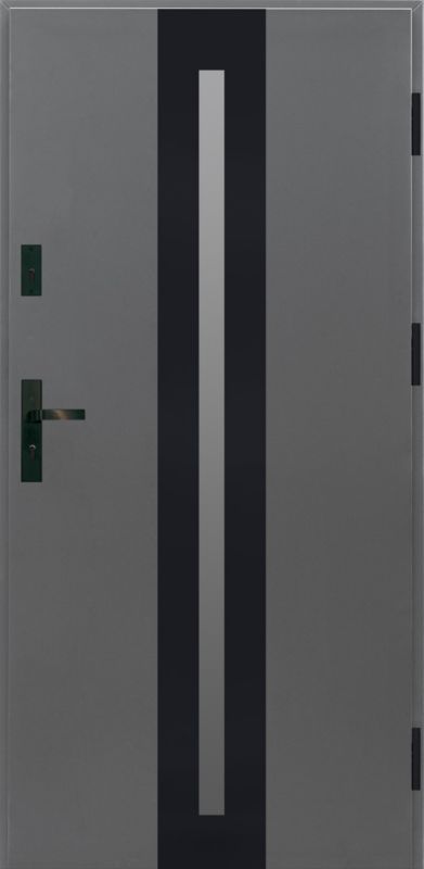 Yderdør Ebro Passive Ultra 90 Højre Antracit