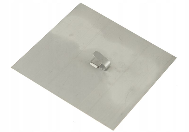Skorstenslåge 14x14 cm Hvid Mat Stål