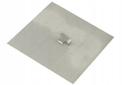 Skorstenslåge 14x14 cm Hvid Mat Stål