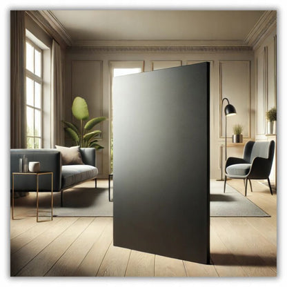 Kommode Med 8 Skuffer Sort Mat 120x33,5x92,5 Cm