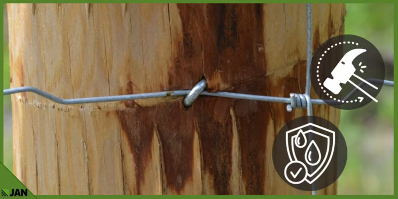Dyrehegn 150/10/30 L 50 m Galvaniseret Stål