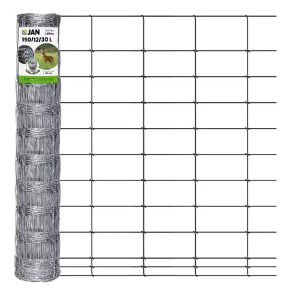 Dyrehegn 150 cm x 50 m Galvaniseret Stål