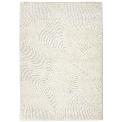 Boho Tæppe 200x300 cm Cremerfarvet Polypropylen
