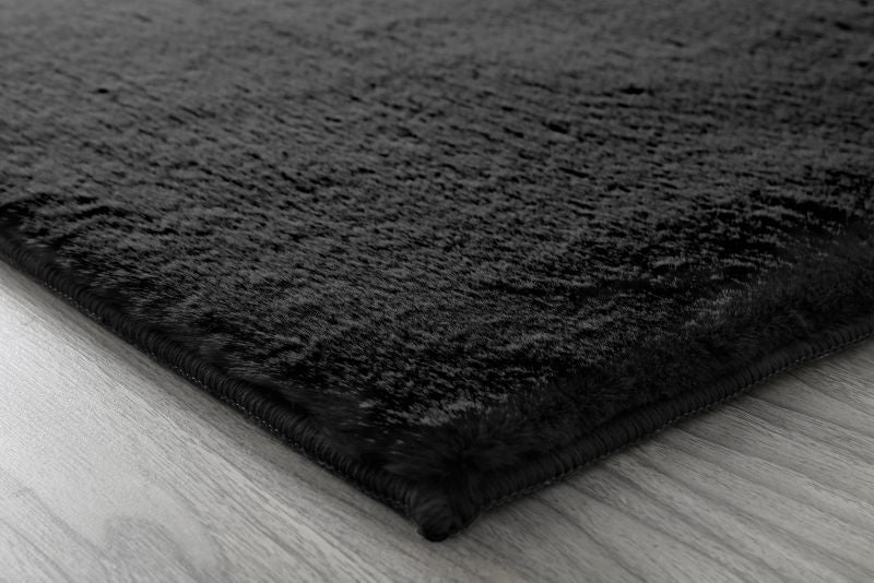 Balta Lop tæppe 80 x 150 cm sort