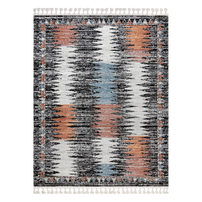 Rektangulært Tæppe 200x290 cm Sort Polypropylen