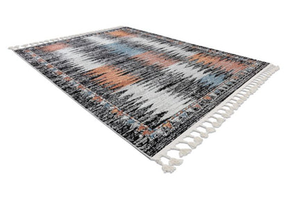 Rektangulært Tæppe 200x290 cm Sort Polypropylen