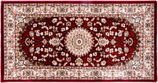 Tæppe Denver 200 x 290 cm bordeaux