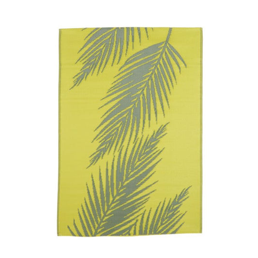 GoodHome tæppe 120 x 170 cm med tropiske blade