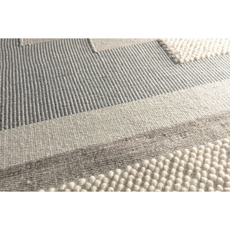GoodHome Bi Fabric tæppe 120 x 170 cm blå/grå