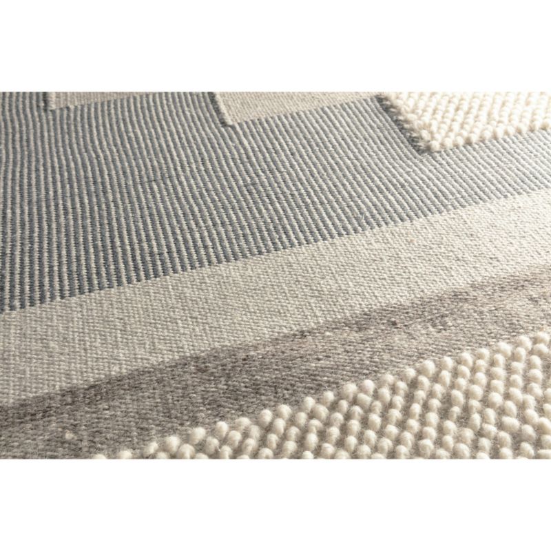 GoodHome Bi Fabric tæppe 160 x 230 cm blå / grå