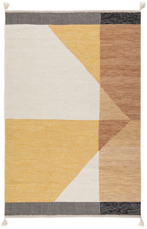 GoodHome Bi Fabric tæppe 160 x 230 cm gul