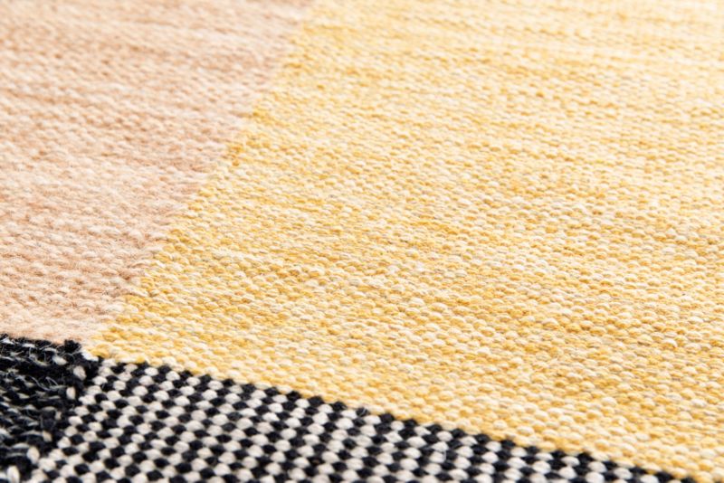 GoodHome Bi Fabric tæppe 160 x 230 cm gul