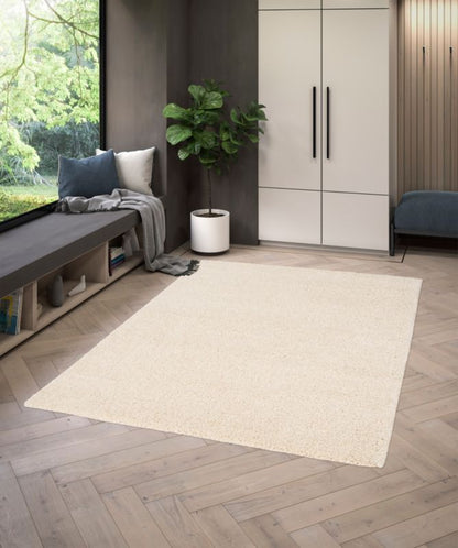 GoodHome Coltrane tæppe 120 x 170 cm i beige