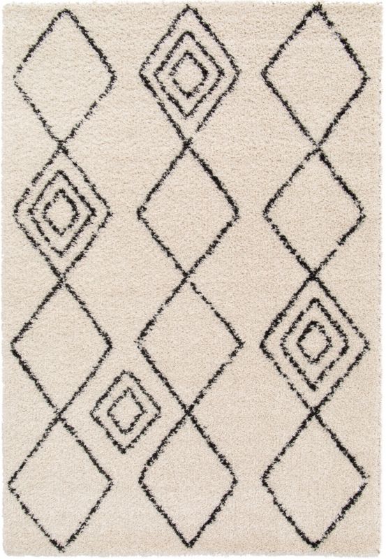 GoodHome Coltrane tæppe 160 x 230 cm beige mønster