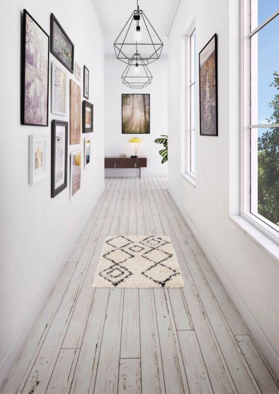 GoodHome Coltrane tæppe 60 x 90 cm i beige mønster