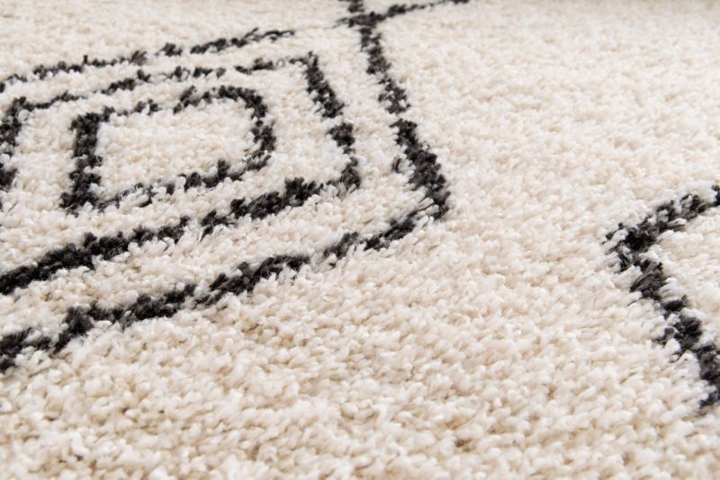 GoodHome Coltrane tæppe 60 x 90 cm i beige mønster