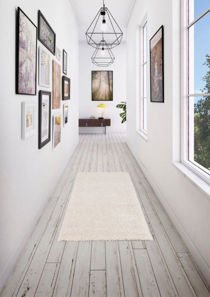 GoodHome Coltrane tæppe 80 x 150 cm beige
