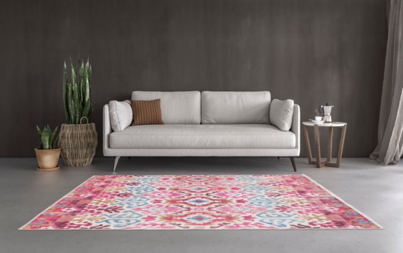 GoodHome Dorsey tæppe 160 x 230 cm i lyserød