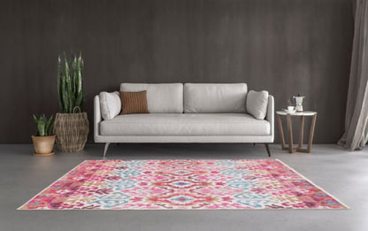 GoodHome Dorsey tæppe 160 x 230 cm i lyserød