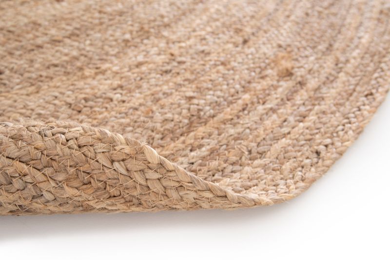 GoodHome Juta tæppe 130 cm rund
