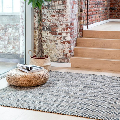 GoodHome Jute&Cotton tæppe 80 x 150 cm med mønster