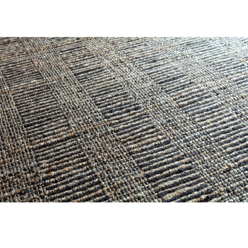 GoodHome Jute&Cotton tæppe 80 x 150 cm med mønster