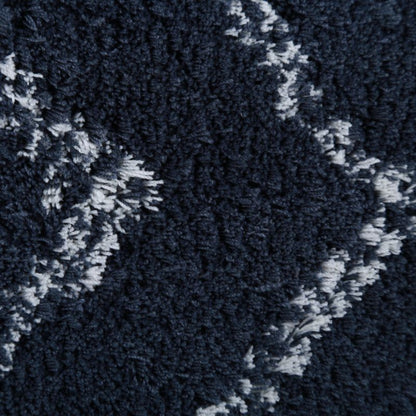 Shaggy Tæppe 120 x 170 cm Marineblå Polyester