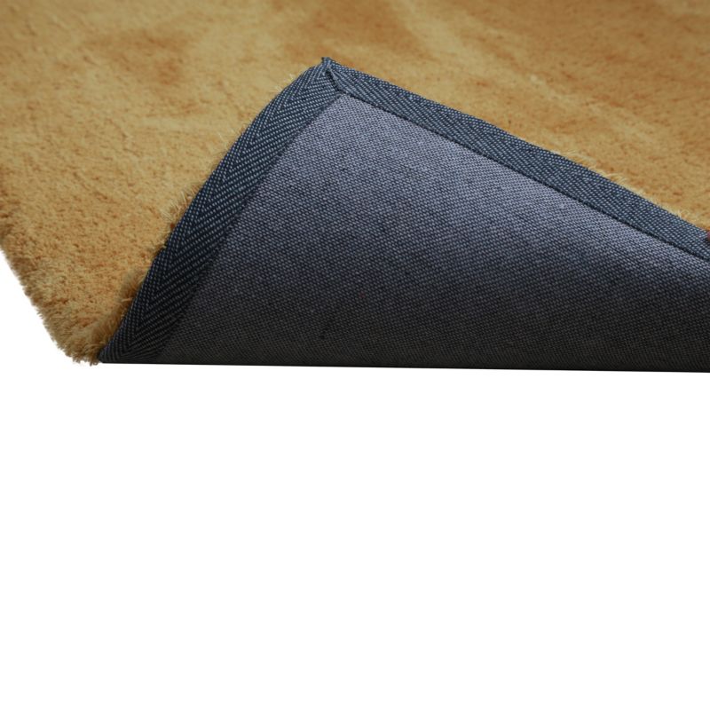 GoodHome Manzo tæppe 120 x 170 cm i sennepsgul