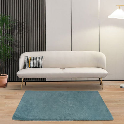 GoodHome Manzo tæppe 80 x 150 cm blå