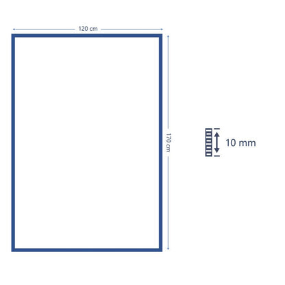 GoodHome Wool Knits tæppe 120 x 170 cm beige