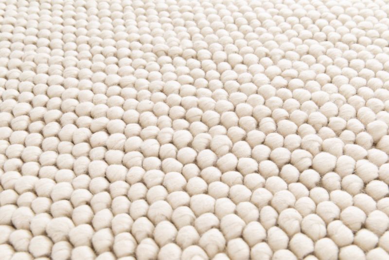 GoodHome Wool Knits tæppe 120 x 170 cm beige